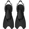 LeeQinersw da Nuoto da Snorkeling da Immersione Regolabili con Rigida E Flessibile per Propulsione Potente Adatte per , Nero , size to 2