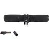 Gettimore Pompetta ergonomica per bicicletta, 19 cm, con nucleo in ferro, colore | Comoda struttura antiscivolo, maneggevolezza sicura, lunghezza 21 cm, colore nero, adatta per pompe standard