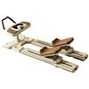 LeeQinersw Home Fitness Crawler Macchina Allenamento Core Attrezzo Addominali Dispositivo Scivolante con Base Lunga E Maniglie, Marrone, Marrone, style to 3