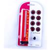 Sosoport Luce Ruota Bici LED 16 LED, 32 Effetti per Raggi e Mozzo | Ricaricabile, Installazione Rapida, Comando Manuale e Sensore, PC Rosso, Manuale e Pad Mozzo