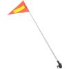 Operitacx Bandiera Triangolare Telescopica Riflettente per Carrello Golf 30