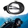Cabilock Maschera da Sub Adulto Vetro Temperato e Fascia Regolabile | Uso per Immersioni e Nuoto, Struttura in Pvc, Effetto Antiappannamento, Comoda per Adulti