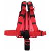 Fzaqwen Diving Harness System Imbracatura Subacquea Piastra Dorso Backplate Cinghia in Lega di Alluminio Leggera con Più Punti di Regolazione E, Rosso