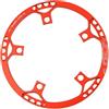 DQZJXVMKLWT Compatibile con la Corona Singola Litepro 130BCD Accessori | Lega rossa rotonda 45-58T adatta for strada pieghevole 130 BCD