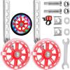 Jiahuade Ruote Ausiliarie per Biciclette per Bambini,Stabilizzatore Rotelle Bambini,Training Wheels,Rotelle Regolabili per Bici,Rotelle Universali per Bicicletta per 12 14 16 18 20 Pollice