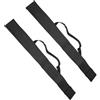 HOMOCONO 2 Pezzi Borsa Porta Stecca da Biliardo 3/4 in Pu, Nera, 44,5