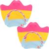 iplusmile Guanti da Nuoto in Silicone Regolabili Palmati per Adulti | Nuoto e Immersione, Spinta in Acqua e Controllo, Accessorio Design a Mezza Mano