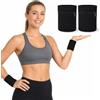 Rundago 2 Pezzi Borsa da Polso Sportiva con Cerniera, Fascia Tergisudore Elastica e Traspirante per Uomo e Donna, Portafoglio da Polso per Chiavi e Carte, Ideale per Corsa, Fitness, Tennis e Basket