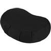 XPJYUA Cuscino Mezzaluna Cuscino da meditazione in grano saraceno | Pouf da pavimento for yoga, fodera in cotone organico con cerniera