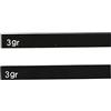 Vexandrie 2 Strisce adesive per Pesi per Racchette da Tennis, Black