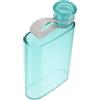HOMOCONO Borraccia Piatta da Viaggio A5 380ml in Pp Blu per Esterni | Design Elegante e Creativo, Sottile e Sicura, Multiuso, Adatta a Sport e Studenti, Pratica e Portatile