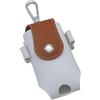 ULTECHNOVO Borsa per Palline da Golf, Porta Tee da Golf, Pu Marrone, Design da Cintura Bottone, Riutilizzabile, per Accessori Sportivi Quotidiani, per Golfisti