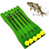 Generisch Set di 5 ami da pesca pre-legati | Amo da pesce persico in metallo con sfera galleggiante per la pesca in mare, lago, fiume e pesce, crappie, salmone, bluegill