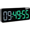 VBESTLIFE Orologio da Parete Digitale Grande con Timer da Palestra da | Cicalino Regolabile da 85 DB, Telecomando Fino a 10 M, Montabile a Parete per Allenamenti Fitness o Riunioni