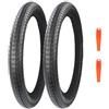 BALINGE Pneumatici di ricambio pieghevoli per mountain bike da 50,8 cm x 2,125/24 x 2,25/26 x 2,25 con tubi/senza tubi, pneumatici di ricambio pieghevoli, adatti alla maggior parte delle biciclette, colore
