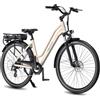 Maxtron Urban7 - Bicicletta elettrica da 28 pollici per pendolari, in alluminio, leggera, con batteria portapacchi da 36 V, 12,8 Ah, autonomia di 70 km, 250 W, per donne e uomini