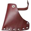 DEARMAMY Copri Lama in Pelle Bovina Marrone Fibbia Metallica