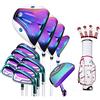 Generic Set di 12 mazze da golf da donna, ultra sottili, design ad alto rimbalzo, ideali per principianti, uso interno ed esterno