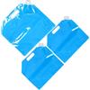 CLISPEED 3 Pezzi Contenitore Pieghevole per Acqua da Campeggio, 10l in PE