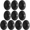 YARNOW 10 Pezzi Base ad Aspirazione per Sacco da Boxe, Gomma Nera Stabile | Sacco e Punching Bag, Adatta a Palestra Domestica e Studio Fitness, Facile da Riporre, Antiribaltamento