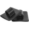 TOPPERFUN 2 Pezzi Supporto Motore Fisso per Kayak e Gommone, Plastico Nero | Fissaggio per Motore ed Engine, Leggero e Facile da Usare, per Kayak e Rubber Dinghy