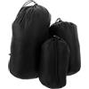 BESTOYARD 3 Pezzi Sacco Portaoggetti per Piumini Coulisse, Nylon Nero