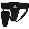 Krav Maga Nera da Donna Elasticizzato Cotone Inguine Protezione W/Coppa - Nero, XL