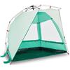 Generic Tenda Spiaggia 2 Posti Grigio, 200x128x146 cm