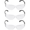 BESTonZON 3 Paia Occhiali da Ciclismo da Moto Antivento, Nero, Leggeri Unisex