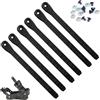 YUNHENTONG Attacchi Snowboard Uomo 6 Pezzi Accessori Snowboard Attacchi Rapidi Snowboard Ricambi Attacchi Snowboard Cinghie Snowboard Binding Snowboard Strap