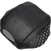 BESTOMZ Copri Casco da Ciclismo con Banda Riflettente, Nero | Tessuto Oxford, Struttura Elastica Regolabile, Protezione dal Vento e Facile Pulizia, per Casco e Bicicletta