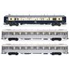 Hornby Hobbies Ltd JOUEF HJ4214 SNCF, 3er Pack Sud Express, Set 2/2, CIWL Salon Coach + 2 x DEV INO