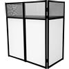 MONSTERSHOP Supporto DJ Booth cabina tavolo pieghevole setup mobile discoteca nero e bianco