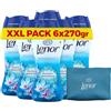 Lenor Perle Profumate Bucato, Risveglio Primaverile, 6x270g. | Intensificatore di profumo, mega formato + omaggio pochette
