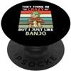Frog Think Im Crazy But I Just Like Banj Rana pensano che io sia pazzo, ma mi piace solo il banjo PopSockets PopGrip Adesivo