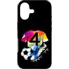 COOL SOCCER DESIGNS AND OUTFITS Custodia per iPhone 17 NUMERO 4 ANNI CALCIO 4° COMPLEANNO