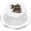 Whimsical Witchcraft Art Adorabile strega topo magico libro di incantesimi pila PopSockets PopGrip per MagSafe