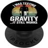 Broken Leg Recovery Get Well Soon Gifts Stavo testando la gravità funziona ancora lesioni bambini rotto gamba PopSockets PopGrip Adesivo