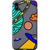 Kidcore Cartoon Style Solar System Gifts Custodia per iPhone XS Max Kidcore del sistema solare di arte spaziale variopinta di UFO dei pianeti del