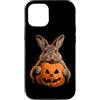 Halloween Rabbit Lover Jackolantern Pump Custodia per iPhone 12/12 Pro Coniglio Halloween AAA Lover Jack O Lanterna Viso Zucca
