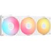 CORSAIR iCUE LINK RX360 II RGB Ventola PWM Silenziosa da 360mm x3 — Bianco | Design a telaio unificato - Fino a 2.100 RPM - 8 LED RGB per ventola - Richiede iCUE LINK System Hub (venduto separatamente)
