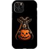Halloween Goat Lover Jackolantern Pumpki Custodia per iPhone 11 Pro Capra Halloween Capra Amante Jack O Lanterna Viso Zucca