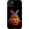 Halloween Rabbit Lover Jackolantern Pump Custodia per iPhone 11 Pro Max Coniglio Halloween AAA Lover Jack O Lanterna Viso Zucca