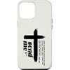 Isaiah 6 8 Christian Motivational Bible Custodia per iPhone 12 Pro Max Stampa a croce Christian Here am I Send me su fronte e retro