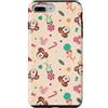 Disney Custodia per iPhone 7 Plus/8 Plus Disney Mickey & Minnie Holiday Gingerbread Treats Christmas