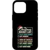 Gamer Christmas Gifts & Holiday Gaming A Custodia per iPhone 16 Pro Max La mia lista dei secchi di Natale Gioca ai videogiochi Funny Gamer