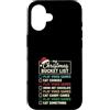 Gamer Christmas Gifts & Holiday Gaming A Custodia per iPhone 16 La mia lista dei secchi di Natale Gioca ai videogiochi Funny Gamer