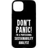 Sustainability & Data T-Shirts & Gifts Custodia per iPhone 15 Plus Analista di Sostenibilità