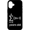 15th Birthday Math Gifts Custodia per iPhone 16 15 Anni Formula Matematica Divertente Compleanno Nerd
