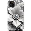 Floral Silver Flower Gifts Custodia per iPhone 11 Pro Max Bouquet Di Fiori Elegante Floreale